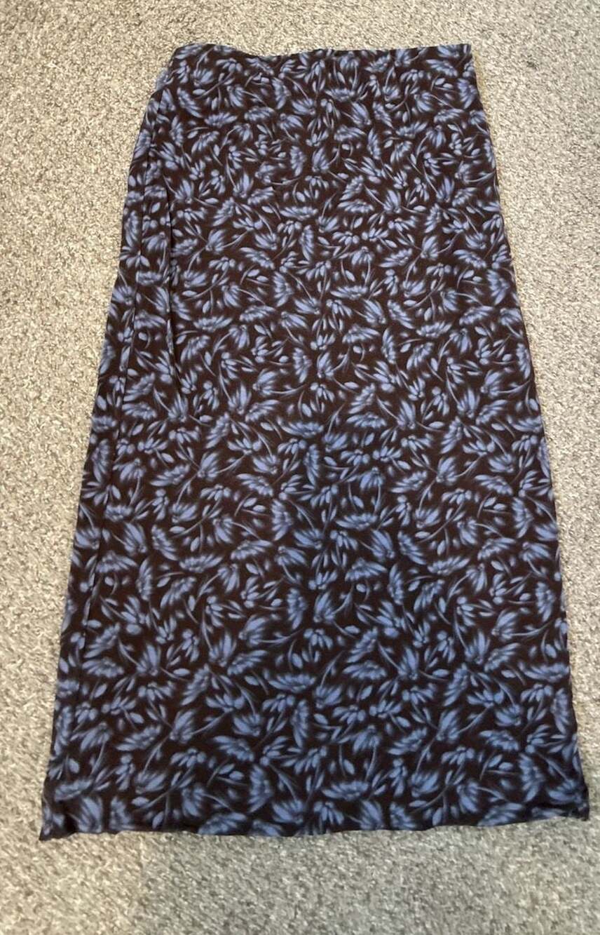 Madewell Floral Midi Skirt Size S